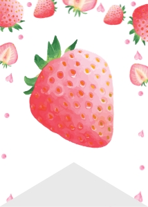 strawberry highchair banner S008: 1274695593