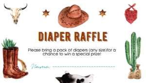 cowboy diaper raffle: 1281281469