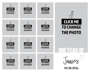 1st year photo collage: 1275191126