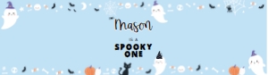 boy spooky one water bottle label: 1288408947