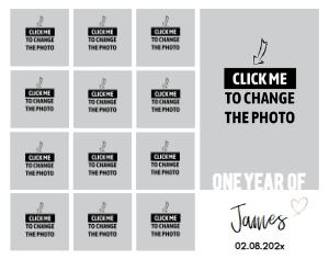 1st year photo collage M004: 1275191126