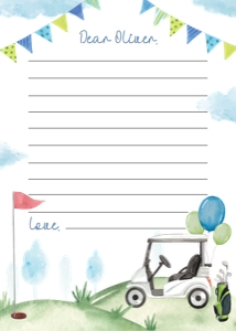 golf party time capsule card G001: 1289363104