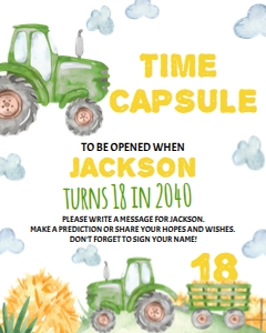 green tractor time capsule T003: 10547