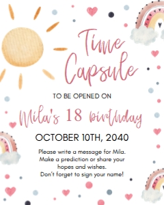 rainbow sunshine time capsule R003: 1296569284