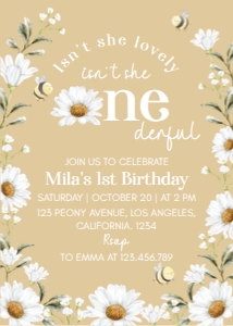 ISNT SHE ONEDERFUL INVITE D005: 1316951595