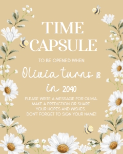 daisy bee birthday time capsule D005: 1318929885