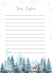 winter onederland deer time capsule card W006: 1324971887