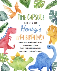 dinosaur time capsule D006: 1325318720