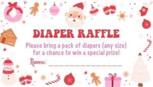 christmas diaper draffle HC02: 1320588992