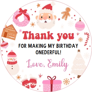 christmas thank you favor HC02: 1336465911