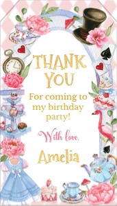 Alice in onederland thank you tag A004: 1408157172