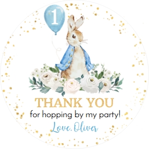 peter rabbit thank you favor P007: 1429408734