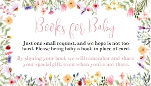 wildflower books for baby W011: 1473545585