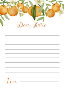 orange little cutie time capsule card O003: 1617857219