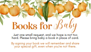 orange little cutie books for baby O003: 1603652100