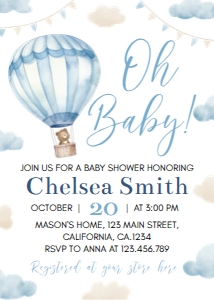 onederful baby shower invite O005: 1507426998
