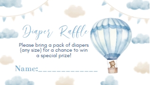 onederful diaper raffle O005: 1507426998