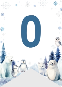 winter onederland highchair banner W016: 1579063824