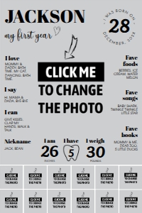 elegant photos milestone 24x36 MI01: 1579847782