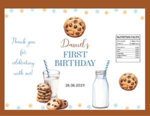 cookie birthday chip bag C010: 1615960297