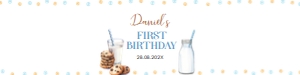 cookie birthday water bottle label C010: 1615100073