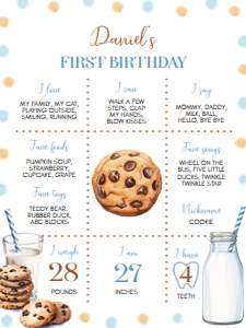 cookie birthday milestone 18x24 C010: 1700881121