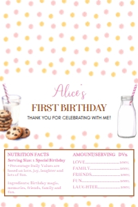 girl cookie birthday chocolate wrapper Aldi C010: 1639696360