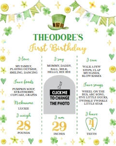 green lucky one milestone poster 16x20 L008: 1650289686