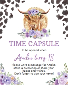 holy cow birthday time capsule C007: 1670096957
