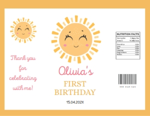 first trip birthday chip bag S018: 1712853465