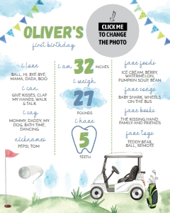 golf photo milestone 16x20 G001: 1289363104