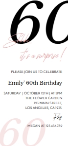 minimalist 60 birthday invitation 1125 x 2436 M004: 1758253912