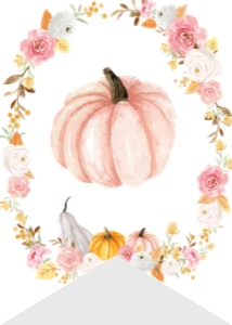 pumpkin birthday highchair banner P015: 1768021516