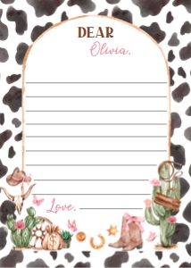 cowgirl first rodeo time capsule card C011: 1789372510