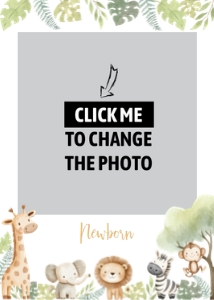 wild one animals photo banner A010: 8942