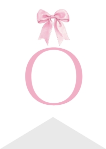 pink bow 1st birthday highchair banner P017: 1821356041