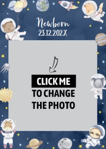 outer space wild one photo banner O012: 4315955186