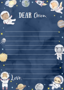 outer space wild one time capsule card O012: 4315955186