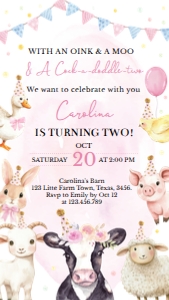 farm animals 2nd birthday evite F020 1080x1920: 10174