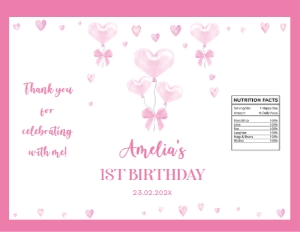 sweetheart birthday chip bag V003: 1837671000