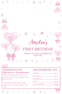 sweetheart birthday chocolate wrapper Aldi V003: 1851828973