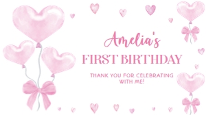 sweetheart birthday gable box label V003: 1851870843
