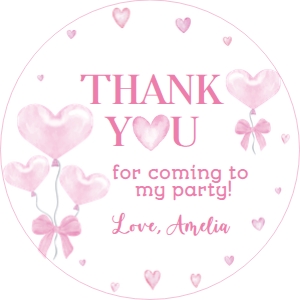 sweetheart birthday thank you favor V003: 1837636582