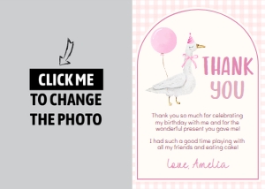 one silly goose thank you card G006: 1889896061
