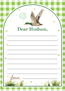 green one lucky duck birthday time capsule card G006: 1857108572