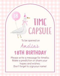 one silly goose time capsule G006: 1889891009