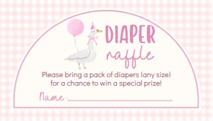 silly goose diaper raffle G006: 1873701055