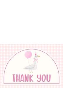 silly goose thank you card G006: 1873701055