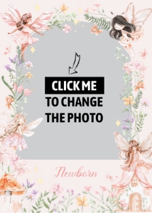 fairy birthday photo banner F023: 1872796040