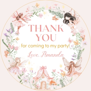 fairy birthday thank you favor F023: 4391812000